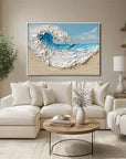 Multicolor Tidal Symphony Canvas Art - Artwallpainting