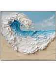 Multicolor Tidal Symphony Canvas Art - Artwallpainting