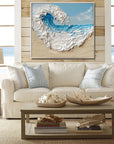 Multicolor Tidal Symphony Canvas Art - Artwallpainting
