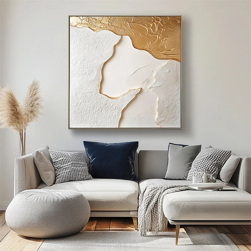 Multicolor Tide Textured Wall Art Canvas Painting For Home Decoration - Artwallpainting