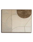 Multicolor Timeless Balance-Minimalist Texture Semi-Circle Geometric Wall Art - Artwallpainting