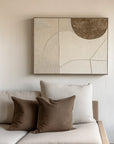 Multicolor Timeless Balance-Minimalist Texture Semi-Circle Geometric Wall Art - Artwallpainting