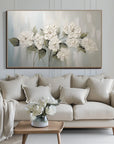 Multicolor Timeless Petals - Textured Floral Canvas - Artwallpainting