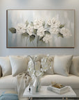 Multicolor Timeless Petals - Textured Floral Canvas - Artwallpainting