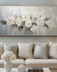 Multicolor Timeless Petals - Textured Floral Canvas - Artwallpainting
