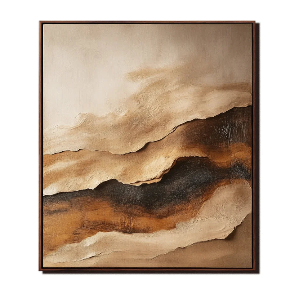 Multicolor Timeless Terrain Canvas Painting For Home Decoration - Artwallpainting