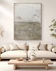 Multicolor Tranquil Horizons - Minimalist Textured Abstract Art - Artwallpainting