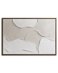 Multicolor Tranquil Layers-Minimalist Light Hand Drawn Organic Soft Block Wall Art - Artwallpainting
