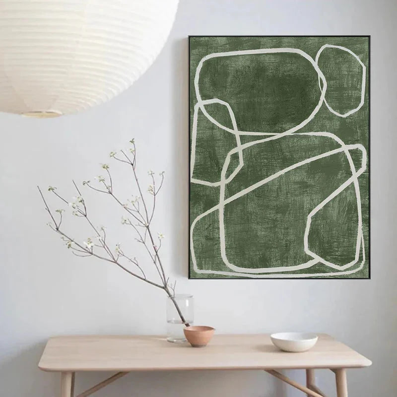 Multicolor Tranquil Paths Canvas Painting For Home Decoration - Artwallpainting