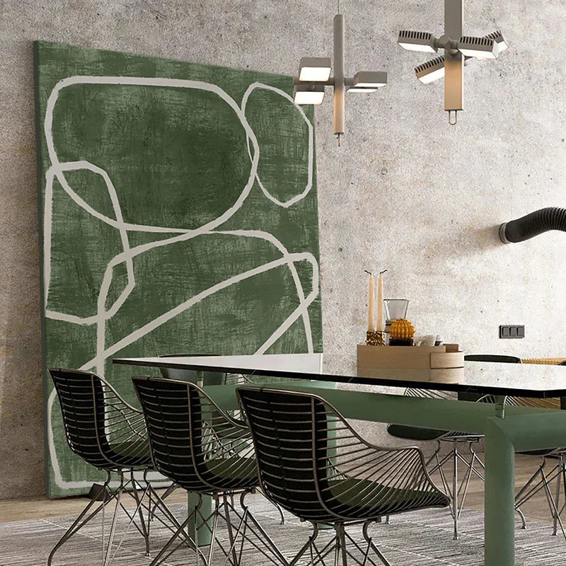 Multicolor Tranquil Paths Canvas Painting For Home Decoration - Artwallpainting