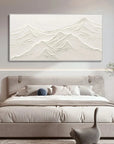 Multicolor Tranquil Peaks Textured Art - Artwallpainting