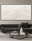 Multicolor Tranquil Peaks Textured Art - Artwallpainting