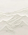 Multicolor Tranquil Peaks Textured Art - Artwallpainting