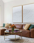 Multicolor Tranquil Peaks Wall Art Set Of 2 - Artwallpainting