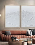 Multicolor Tranquil Peaks Wall Art Set Of 2 - Artwallpainting