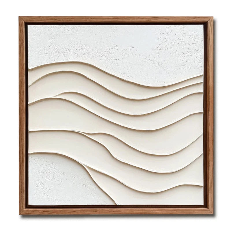 Multicolor Tranquil Waves 3D Wall Art - Artwallpainting