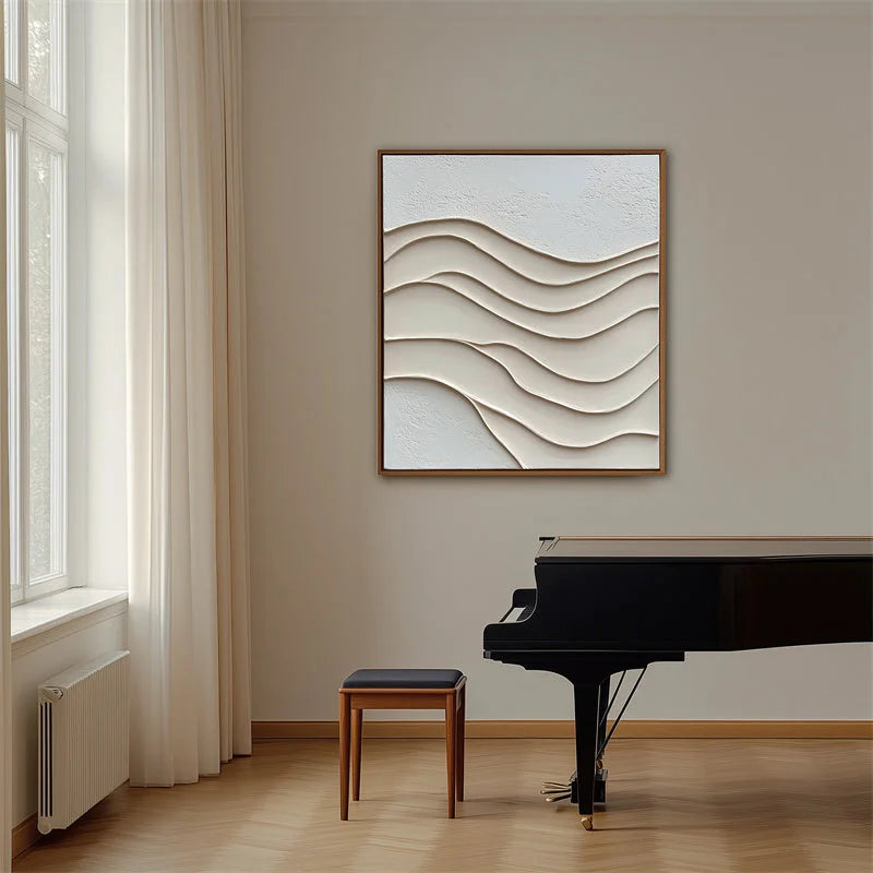 Multicolor Tranquil Waves 3D Wall Art - Artwallpainting