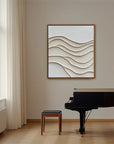 Multicolor Tranquil Waves 3D Wall Art - Artwallpainting