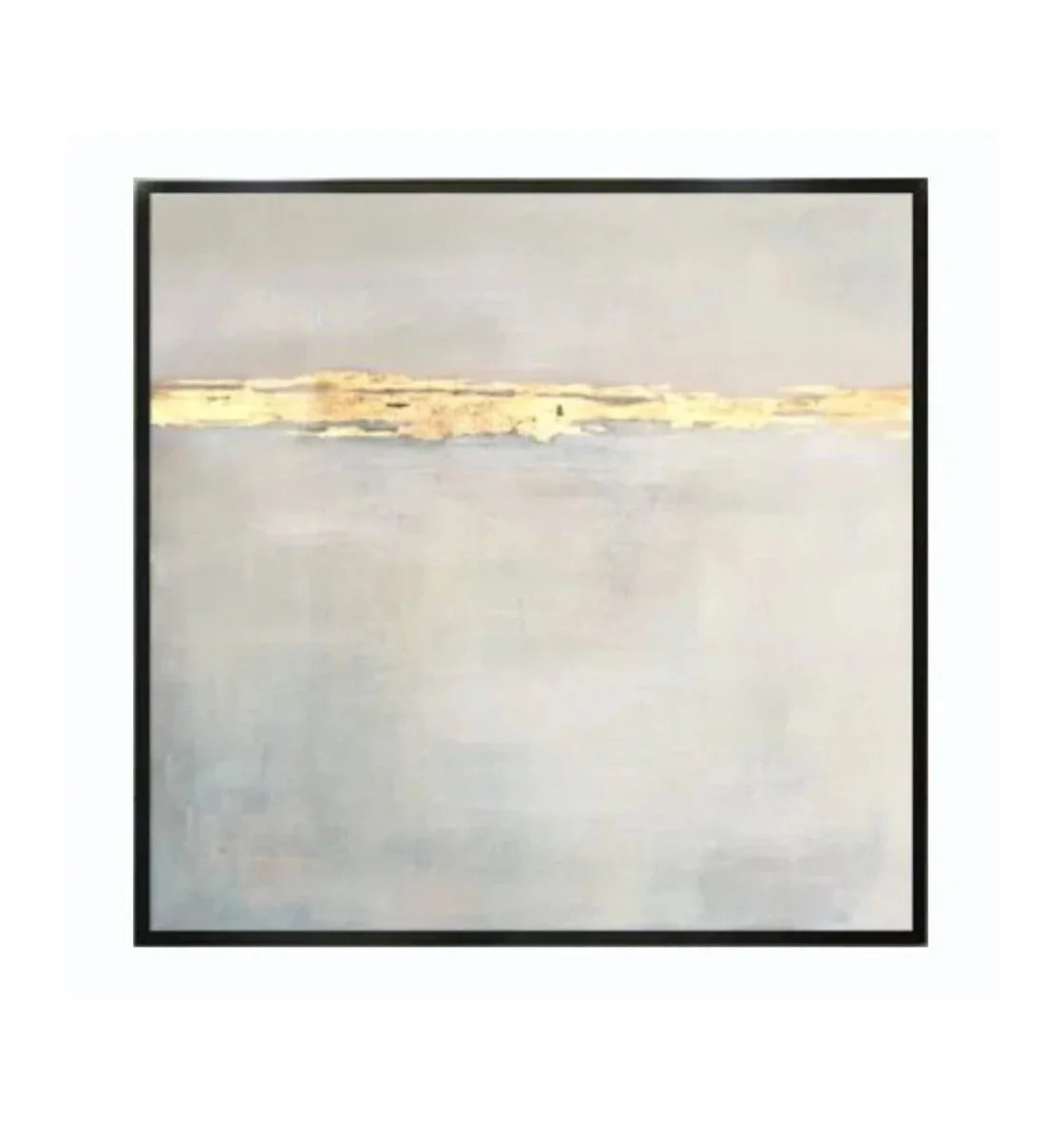 Multicolor Twilight End - Modern Minimalist Final Sunset Hand-Painted Oil Painting Wall Art - Artwallpainting