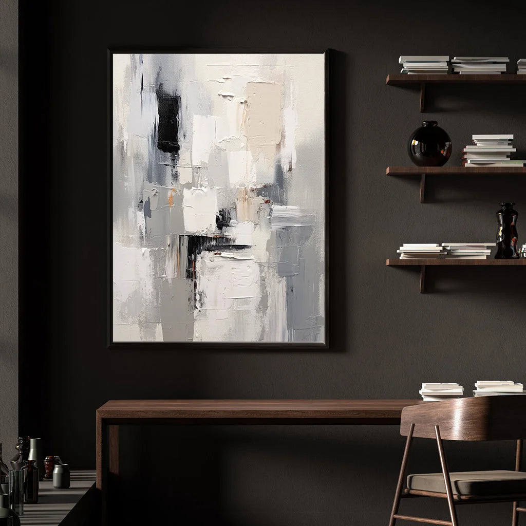 Multicolor Urban Echo Abstract Canvas - Artwallpainting