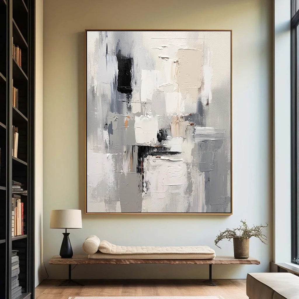 Multicolor Urban Echo Abstract Canvas - Artwallpainting