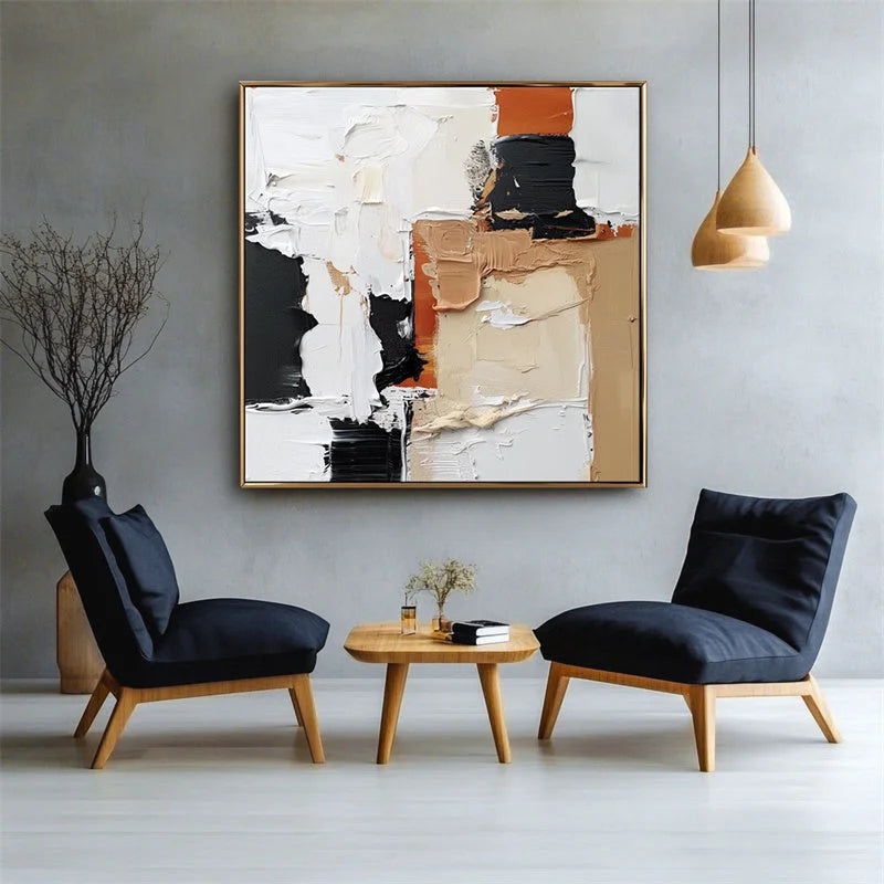 Multicolor Urban Symphony Canvas Painting For Home Decoration - Artwallpainting