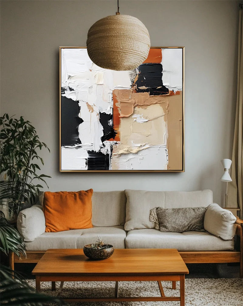 Multicolor Urban Symphony Canvas Painting For Home Decoration - Artwallpainting