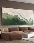 Multicolor Valley Vista Textured Abstract Landscape Art - Artwallpainting