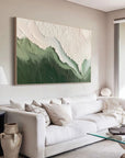 Multicolor Valley Vista Textured Abstract Landscape Art - Artwallpainting