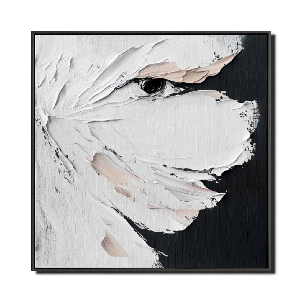 Multicolor Veiled Reflection - Canvas Art - Artwallpainting