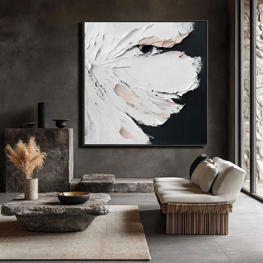 Multicolor Veiled Reflection - Canvas Art - Artwallpainting