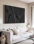 Multicolor Velvet Shadows Abstract Textured Canvas Art - Artwallpainting