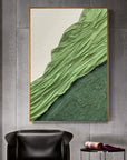 Multicolor Verdant Flow Textured Canvas - Artwallpainting