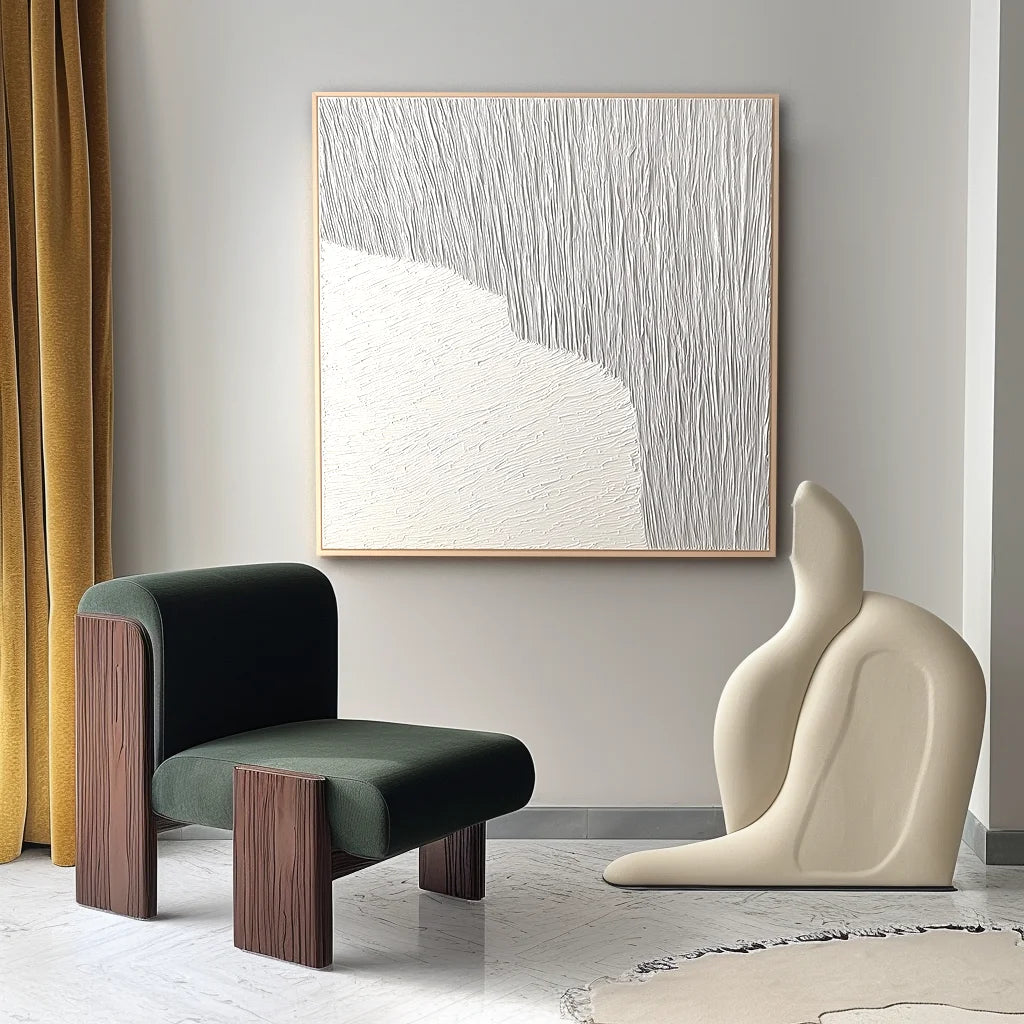 Multicolor Vertical Abstract Wall Art - Silent Divide - Artwallpainting