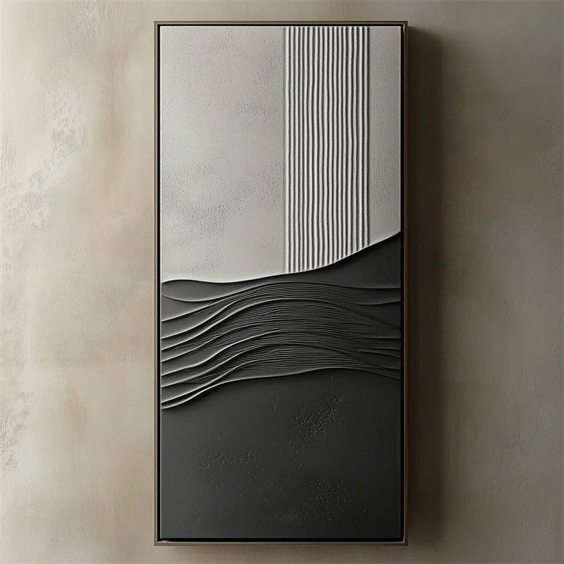 Multicolor Vertical Symphony Wall Art - Artwallpainting