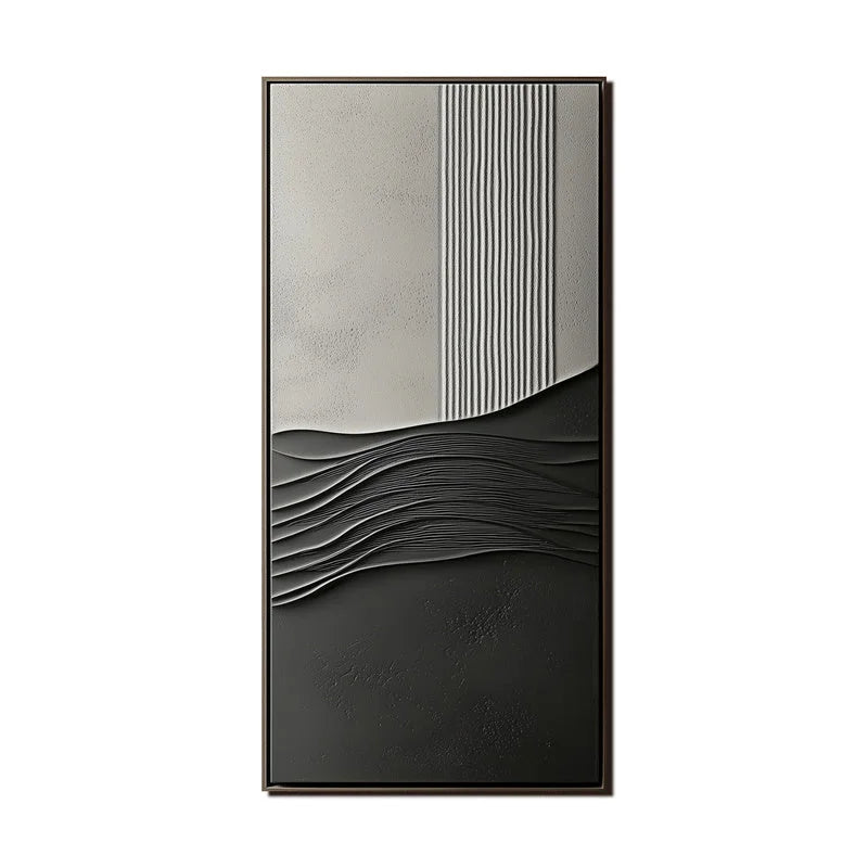 Multicolor Vertical Symphony Wall Art - Artwallpainting
