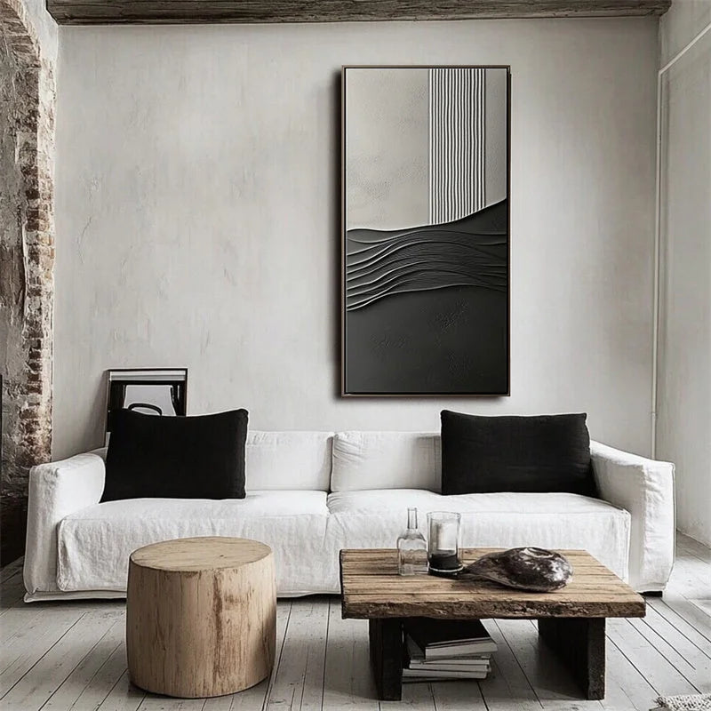 Multicolor Vertical Symphony Wall Art - Artwallpainting