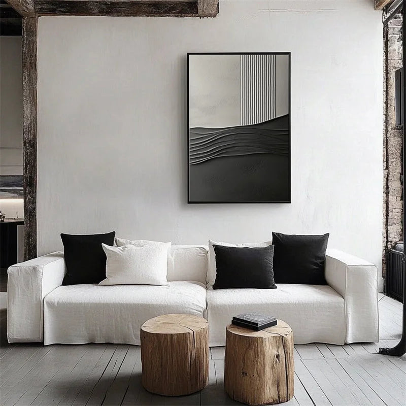 Multicolor Vertical Symphony Wall Art - Artwallpainting