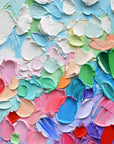 Multicolor Vibrant Color Symphony Canvas Painting For Home Decoration - Artwallpainting
