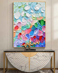Multicolor Vibrant Color Symphony Canvas Painting For Home Decoration - Artwallpainting
