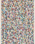 Multicolor Vibrant Mosaic - Large Hand-Painted Textured Abstract Oil Painting - Artwallpainting