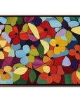 Multicolor Vivid Blooms - Abstract Floral Canvas - Artwallpainting