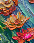 Multicolor Vivid Meadow Bloom Painting - Artwallpainting