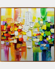 Multicolor Vivid Mosaic - Colorful Abstract Expression - Artwallpainting