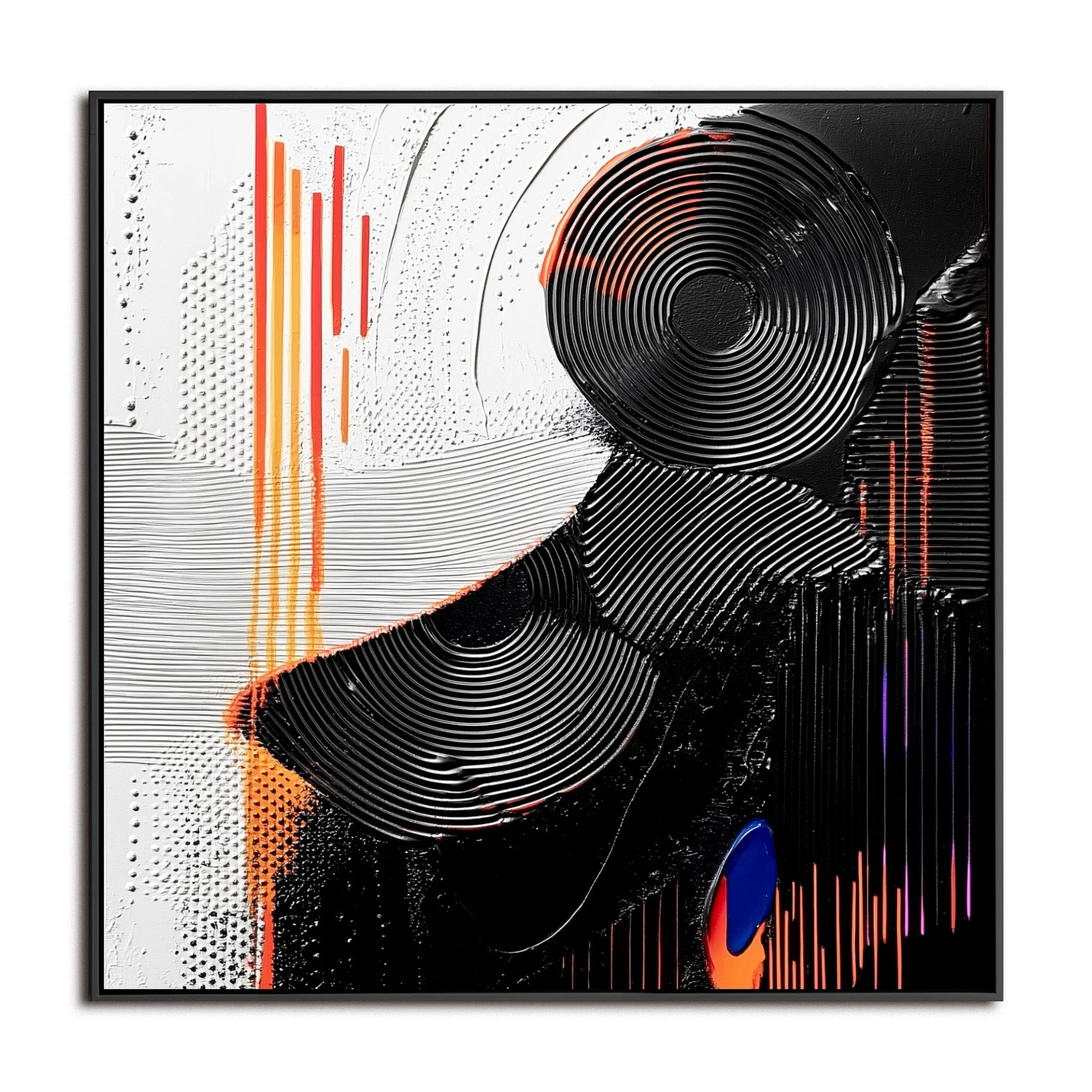 Multicolor Vivid Rhythm Abstract Energy - Artwallpainting
