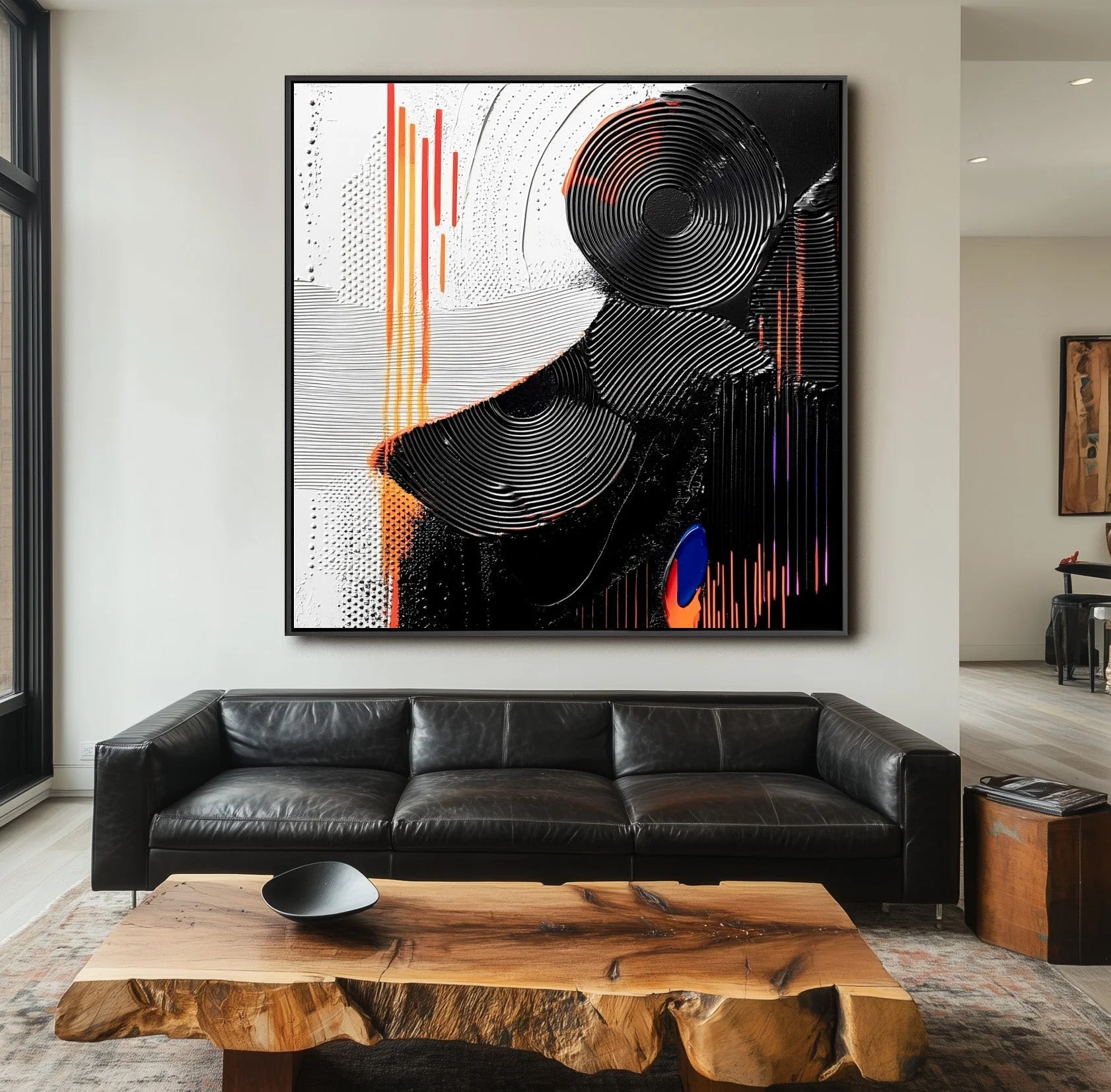 Multicolor Vivid Rhythm Abstract Energy - Artwallpainting