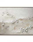 Multicolor Wabi Garden-Hand Drawn 3D Petal Art Wall Oil Painting - Artwallpainting