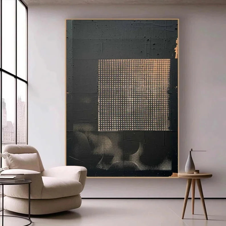Multicolor Wabi Sabi Painting On Canvas - Artwallpainting