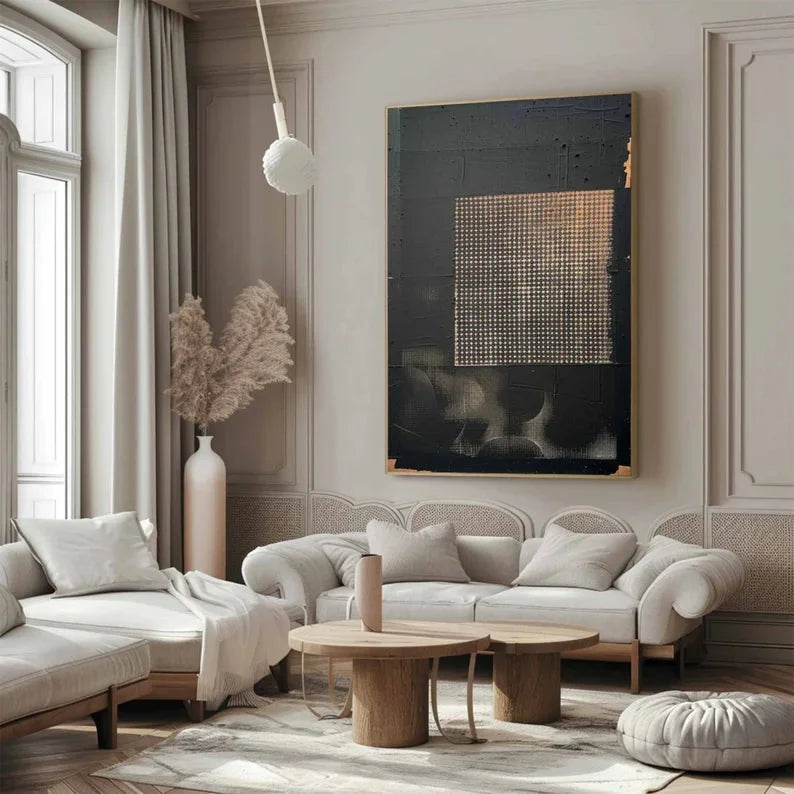 Multicolor Wabi Sabi Painting On Canvas - Artwallpainting