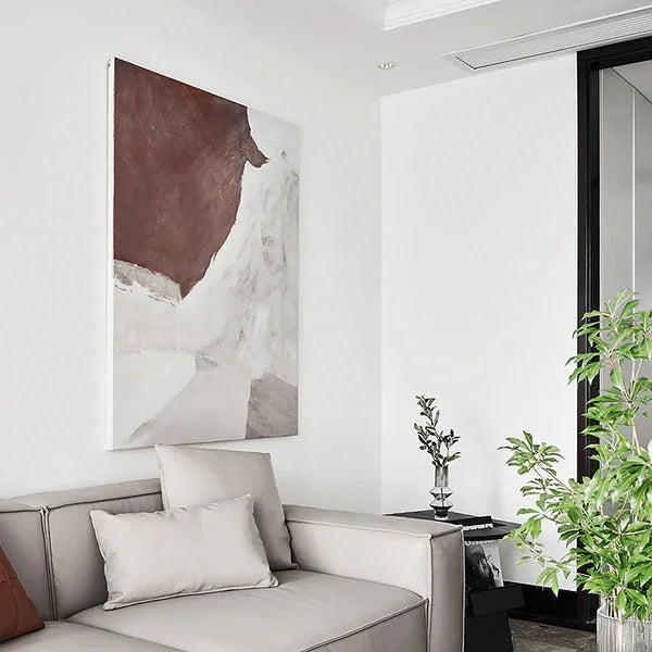 Multicolor Wabi-Sabi Tranquility Abstract Painting - Artwallpainting